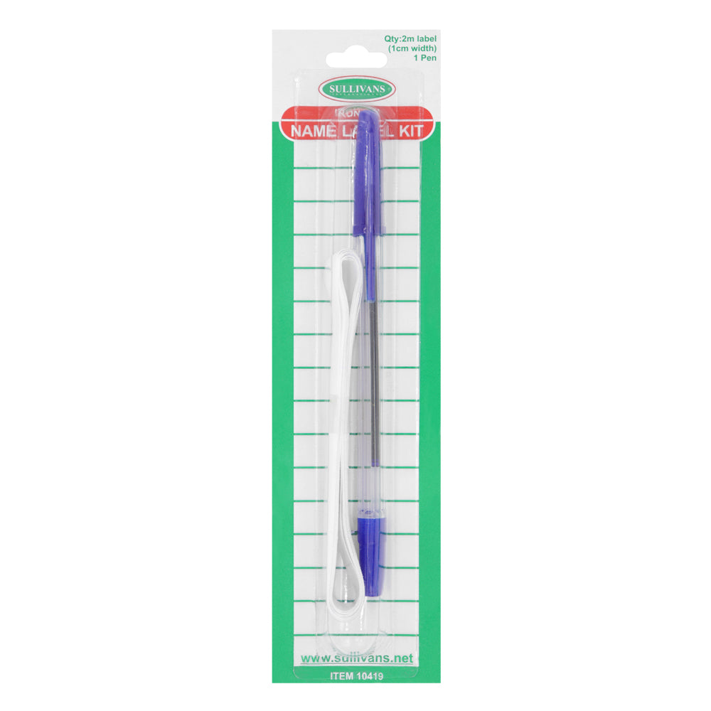 Name Label Kit - Iron On - Dollars and Sense