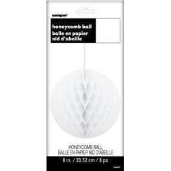Honeycomb Ball - Bright White - Dollars and Sense