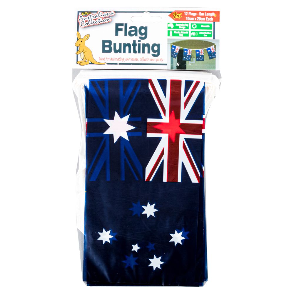 Australian Flags Bunting - Dollars and Sense