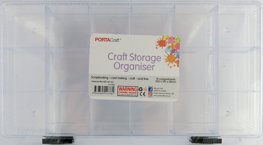 Storage Organiser 205x105x28mm 18 Compartments