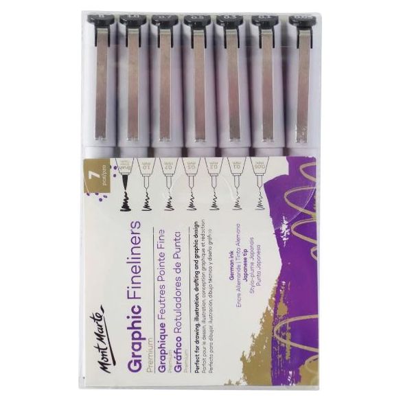 Mont Marte Graphic Fineliners Set - Dollars and Sense