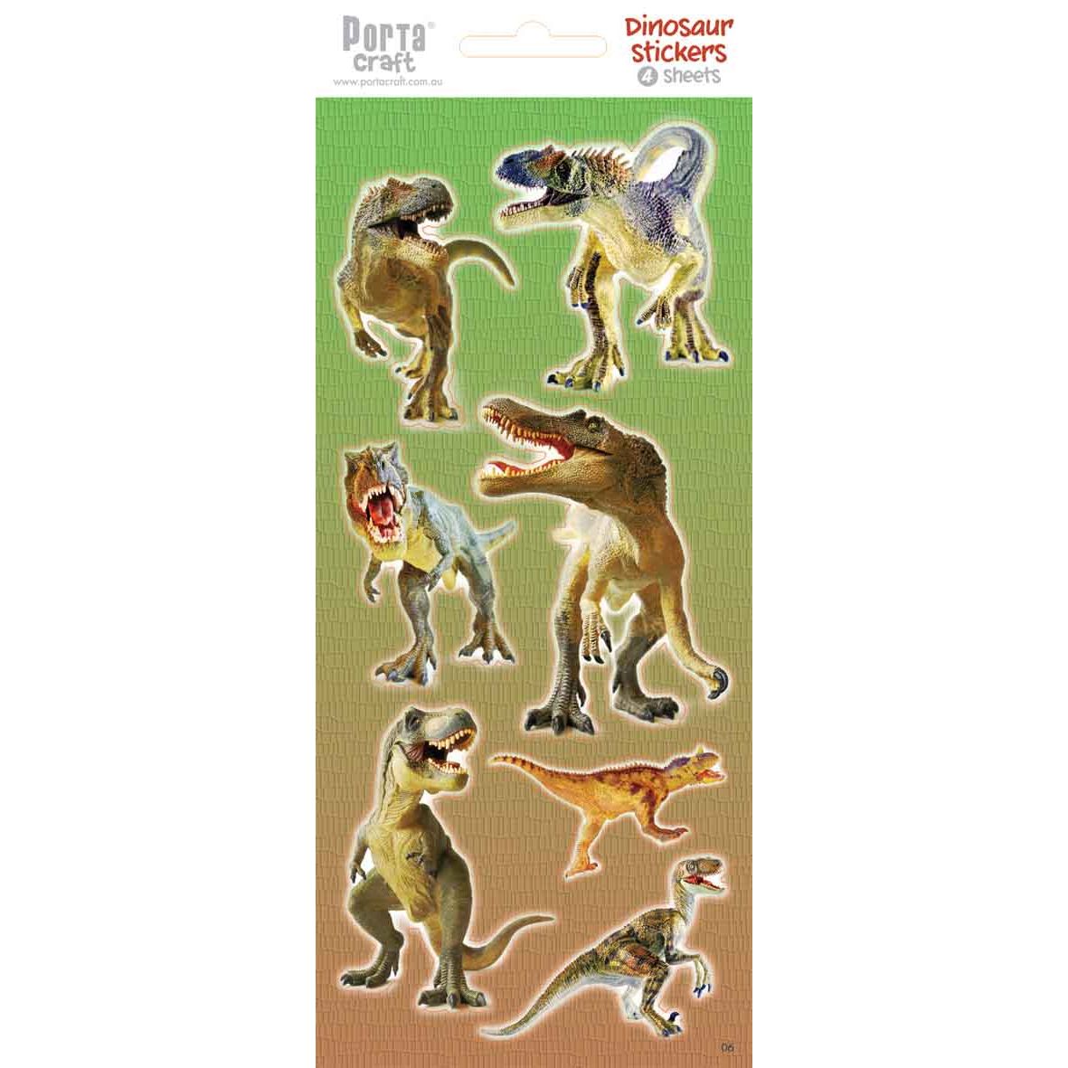 Sticker Sheet - Dinosaurs SKU 128152.06D - Dollars and Sense