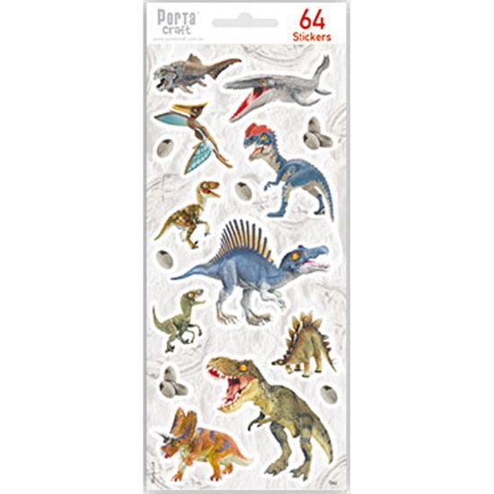 Sticker Sheet - Dinosaurs SKU 128152.06J - Dollars and Sense