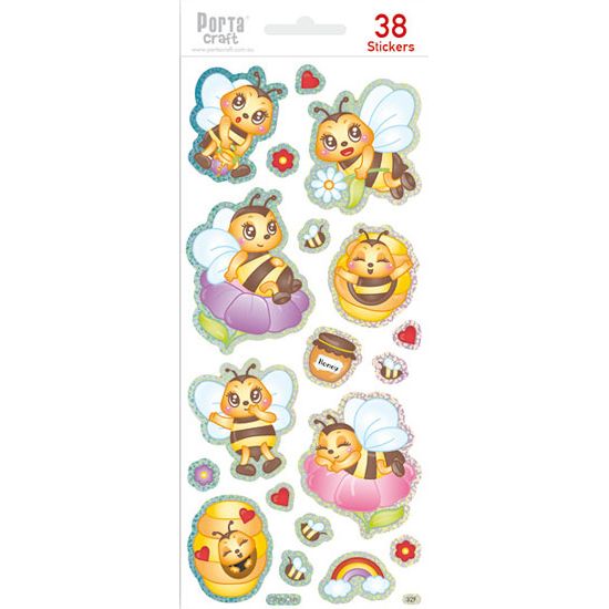 Sticker Sheet - Insects SKU 128152.32F - Dollars and Sense