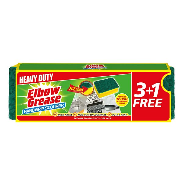 Elbow Grease Kitchen Scourer 4pk - Dollars and Sense