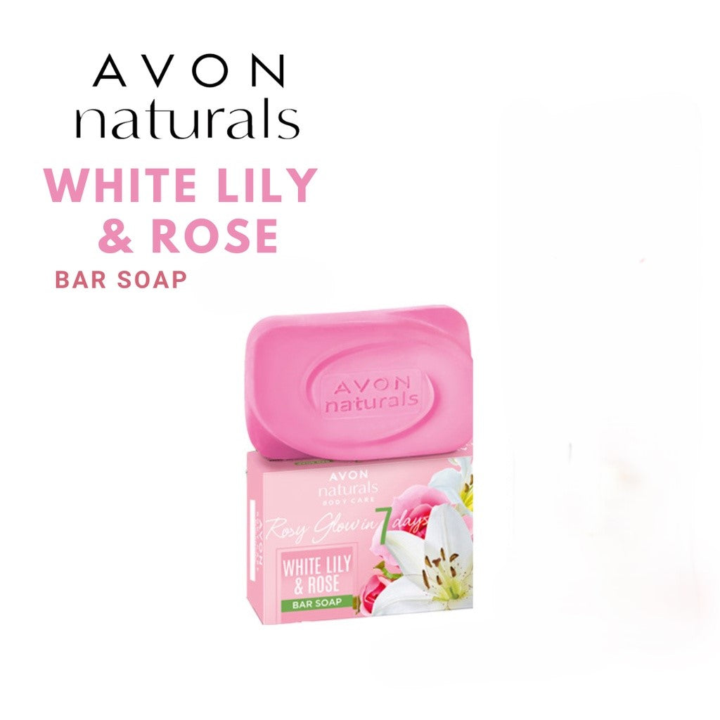 Avon Naturals White Lily & Rose Bar Soap 120g
