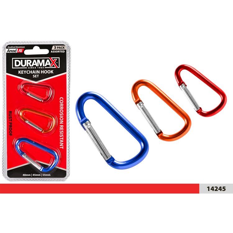 Carabiner Hooks Set - Aluminium
