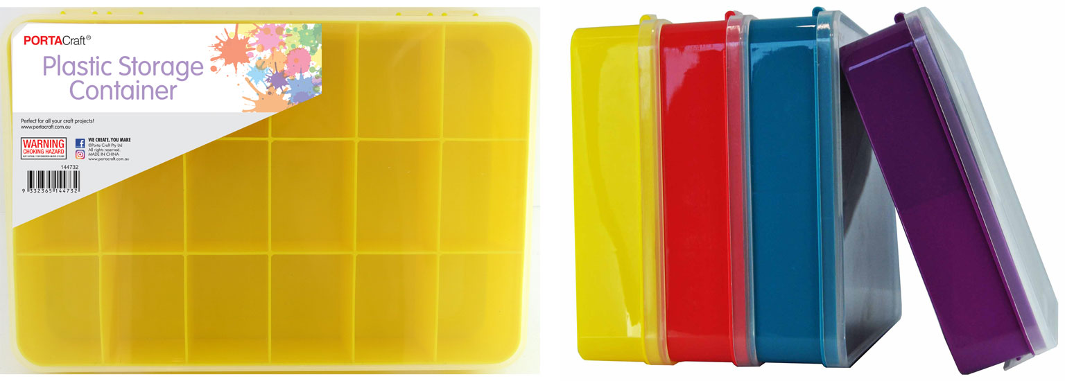 Storage Organiser 265x178x42mm 18 Comp 4 Asst