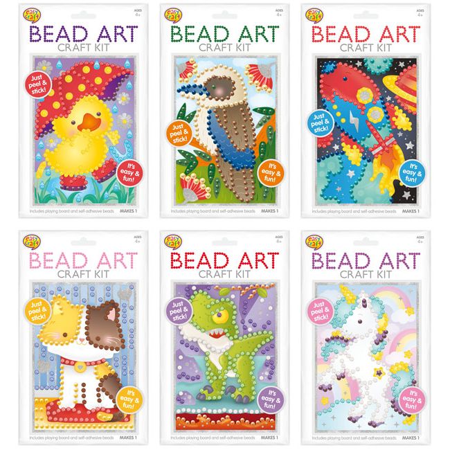 Bead Art Craft Kit 6 Asst - Dollars and Sense