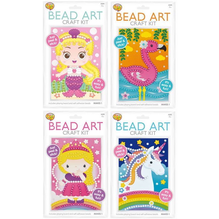 Bead Art Craft Kit 6 Asst - Dollars and Sense