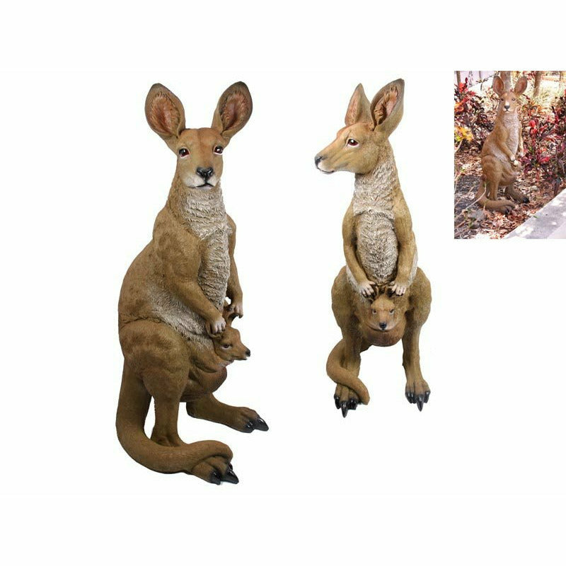 92cm Realistic Standing Garden Kangaroo - Dollars and Sense