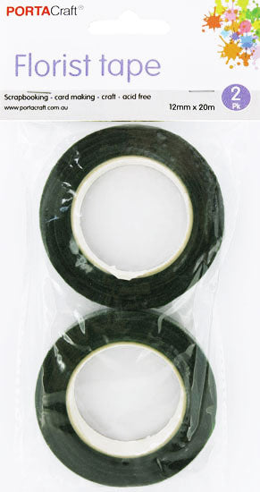 Florist Tape 12mm x 20m 2pk