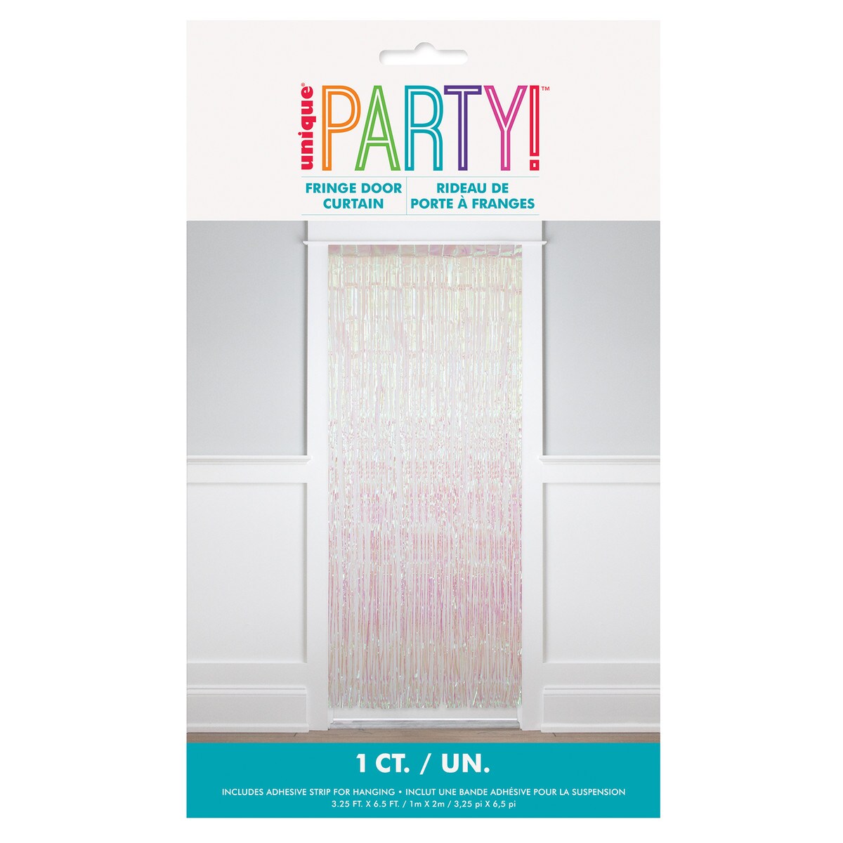 Foil Fringe Door Curtain - Iridescent - Dollars and Sense