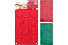 1PC CHOCOLATE SILICONE MOULD 29X17CM2ASS