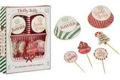 48PC CUPCAKE CASE & PICK SET