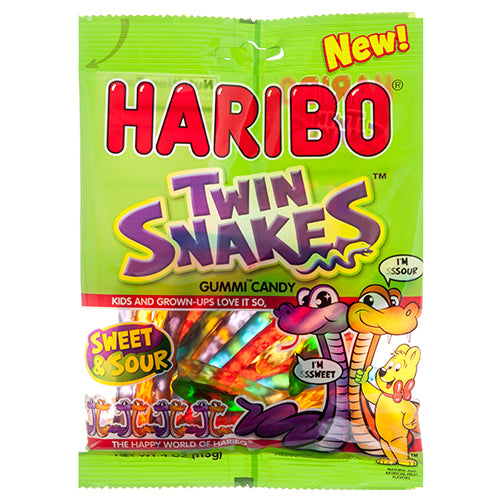 Haribo - Gummy Twin Snakes - Dollars and Sense