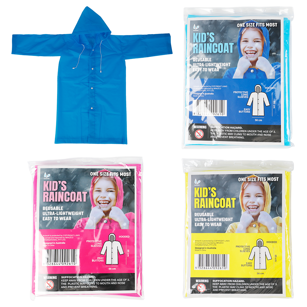 Kids Raincoat - Basic - Dollars and Sense
