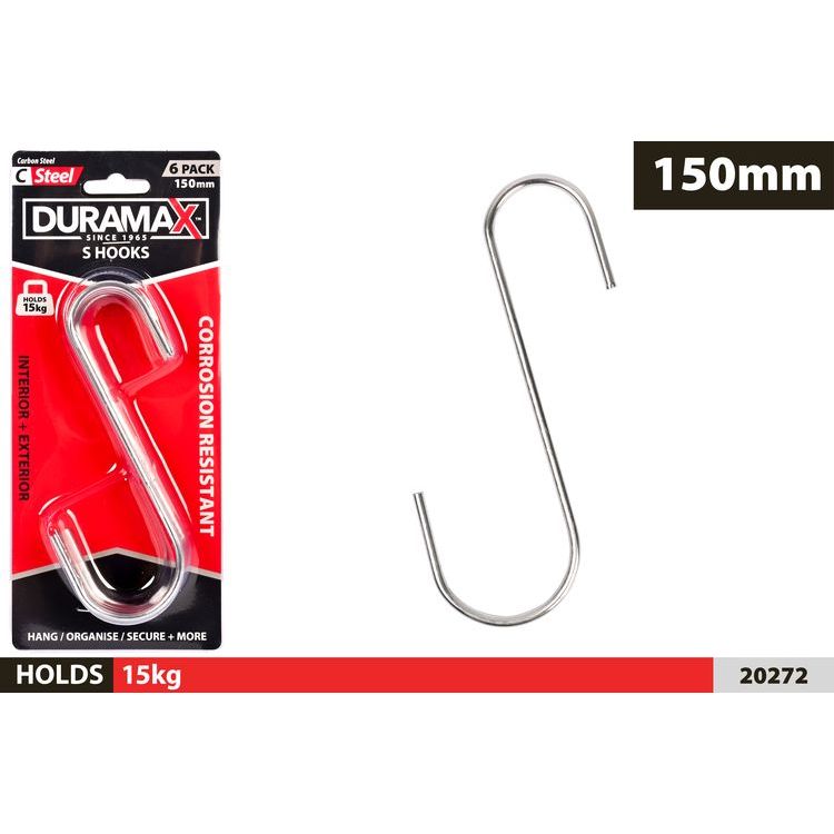 S Shape Hooks - Large