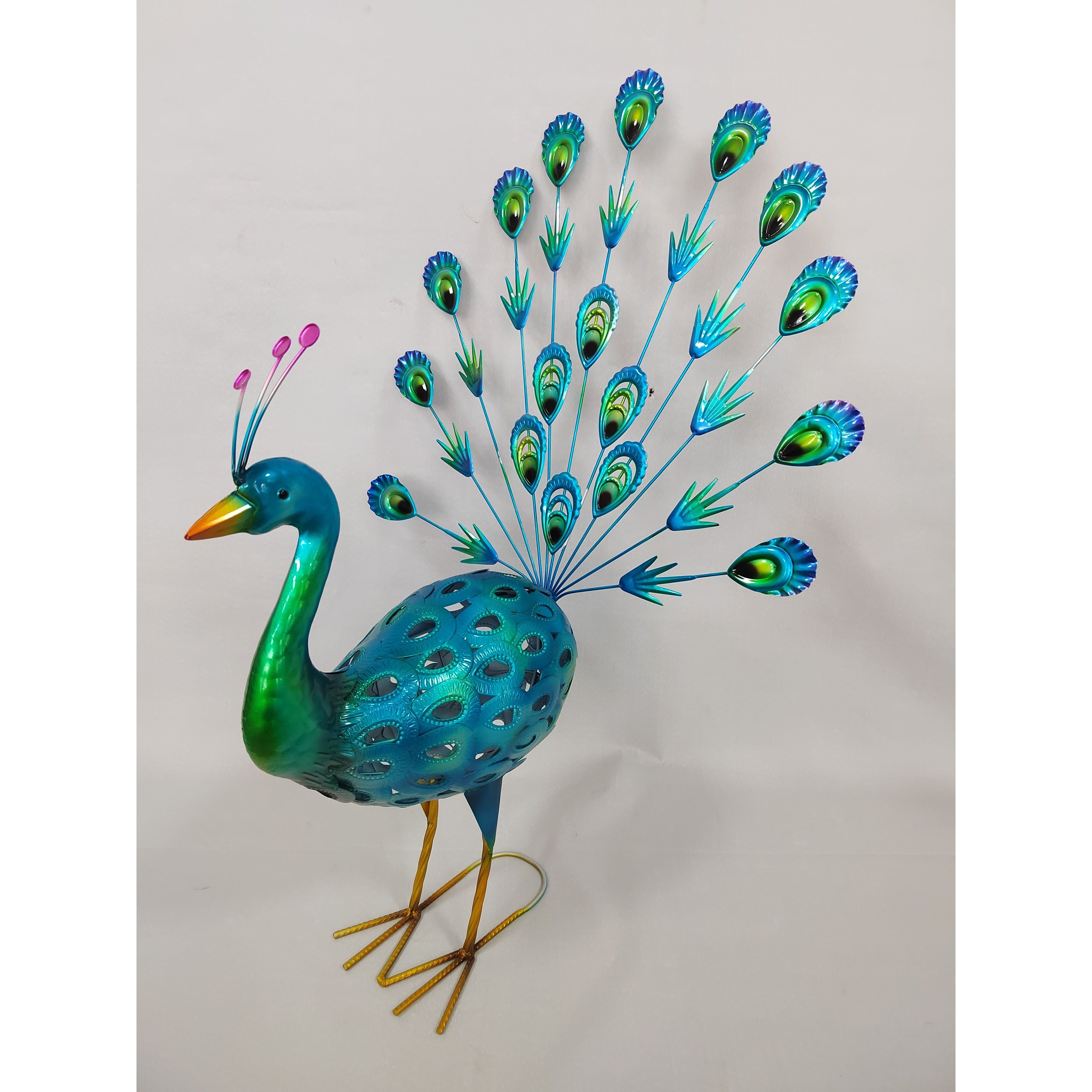 Metal Garden Statue Peacock - PICK UP ONLY - Dollars and Sense