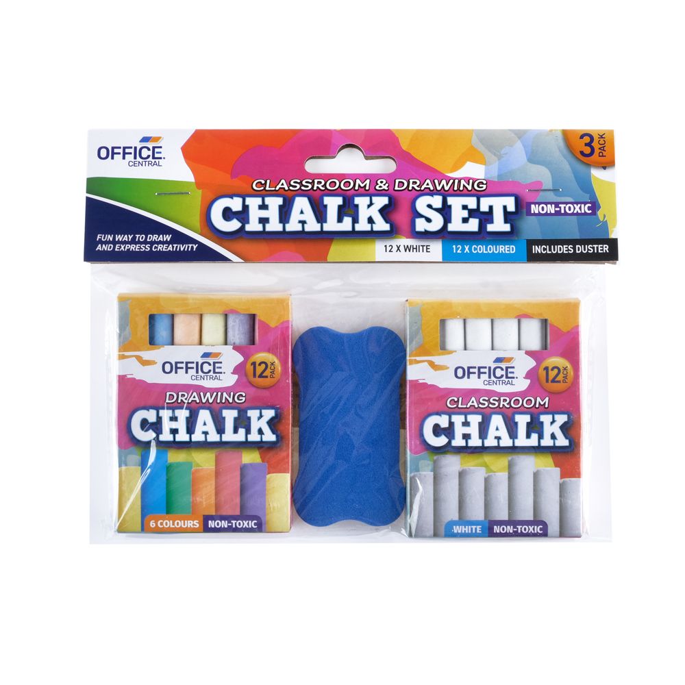 Chalk Set with Duster
