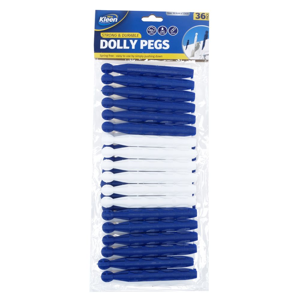 Pegs Metal Free Dolly Style - Plastic - Dollars and Sense