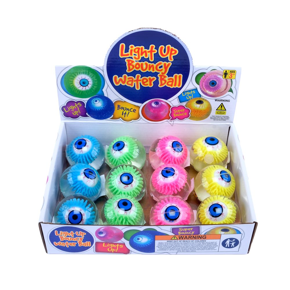 Bouncy Light Up Water Ball with Eye Ball