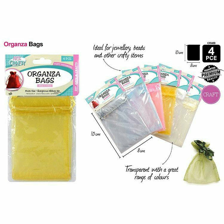 Organza Bags - Assorted Colours - Dollars and Sense