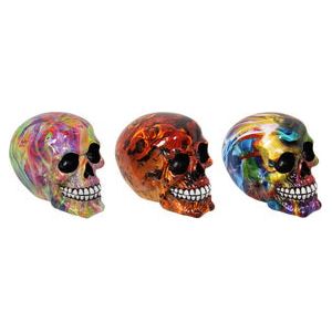 14cm Mystical Skull 3 Asstd - Dollars and Sense