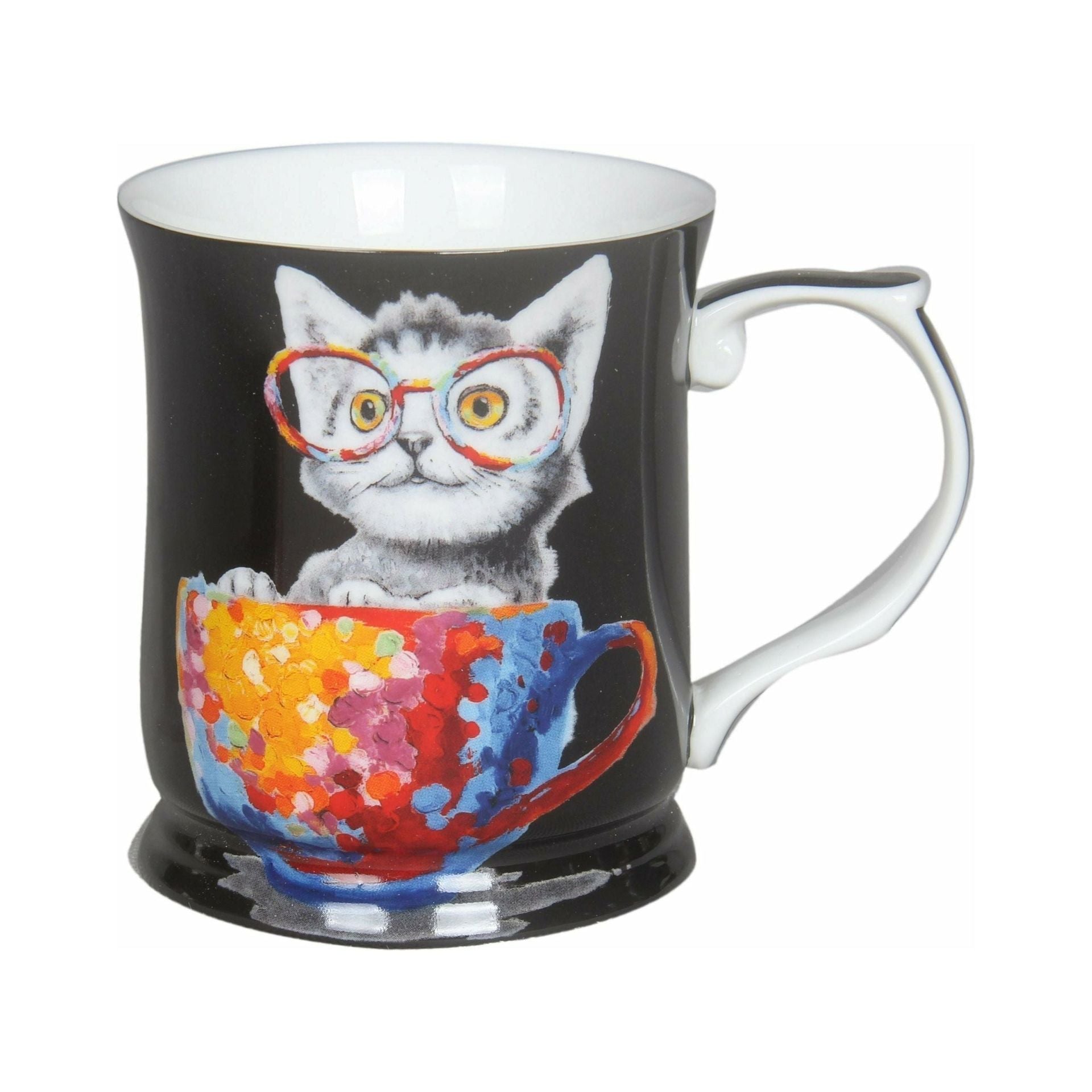Cheeki Little Cat Mug Black - Dollars and Sense