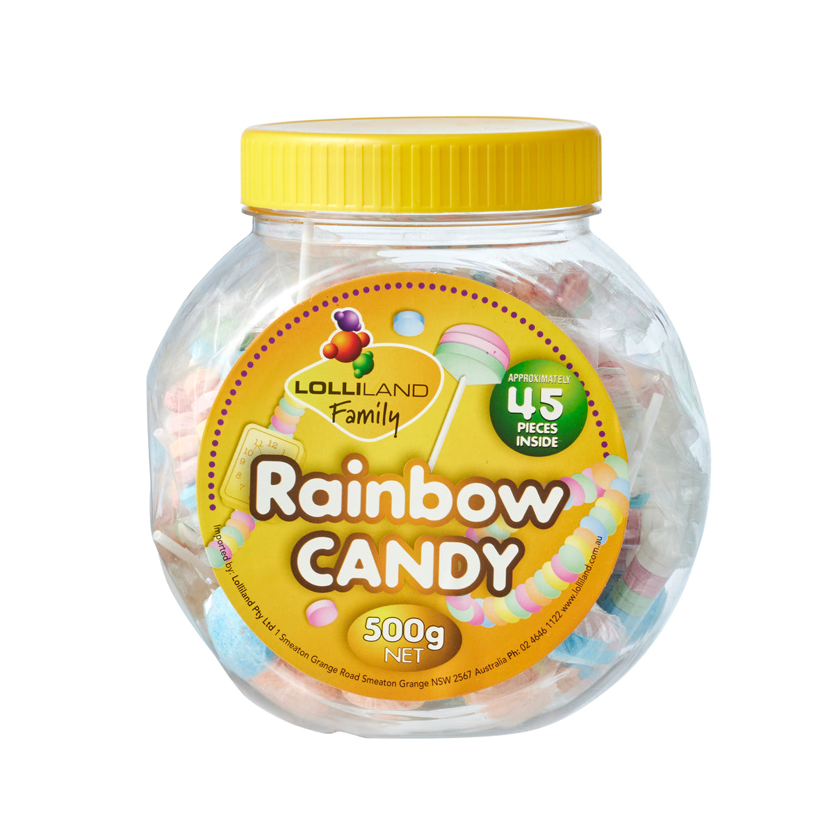 Lolliland - Rainbow Candy Jar - Dollars and Sense