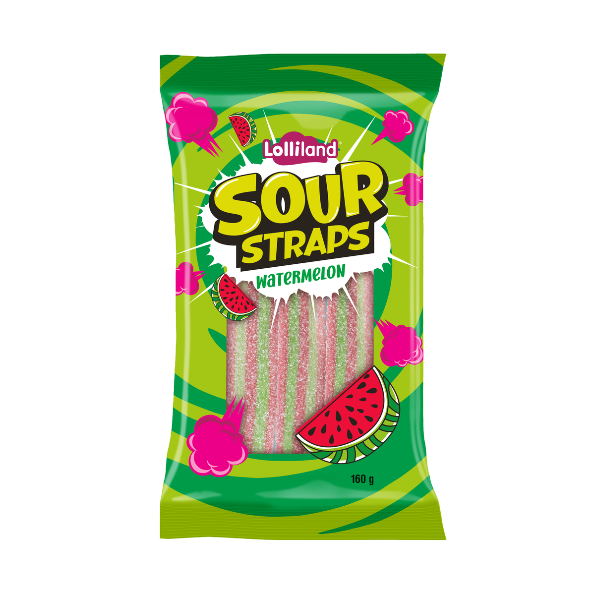 Lolliland Sour Straps - Watermelon - Dollars and Sense