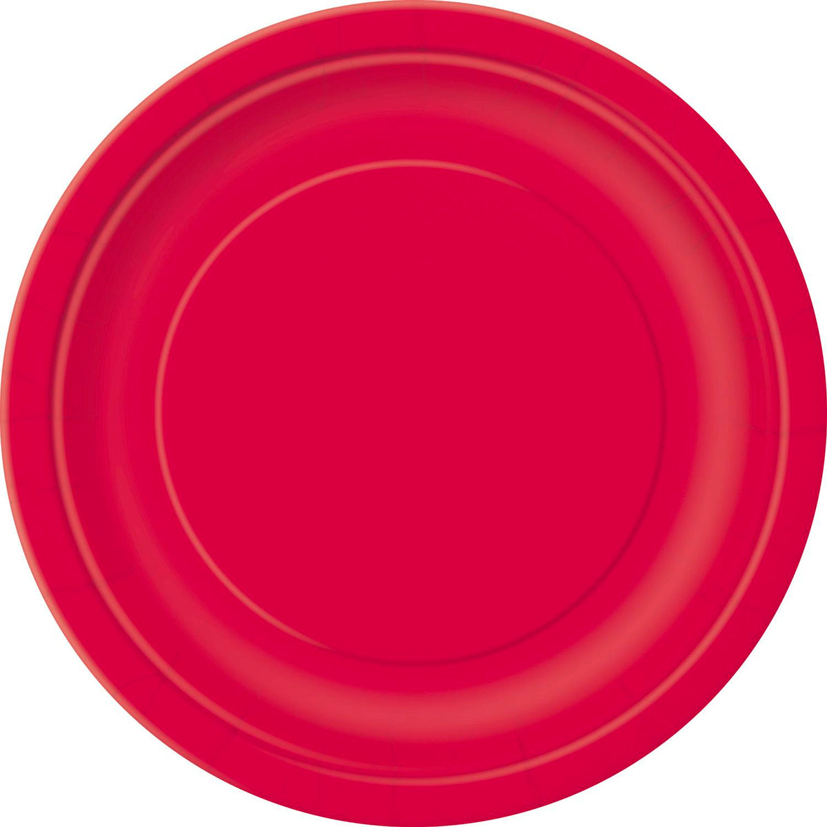 Paper Plates - Ruby Red - Dollars and Sense