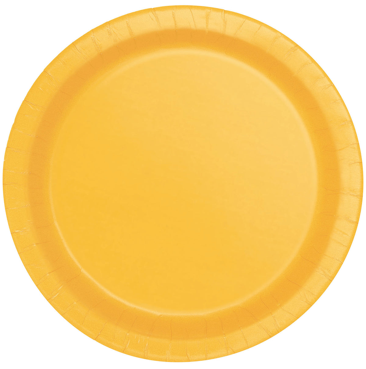 Paper Plates - Sunflower Yellow - Dollars and Sense