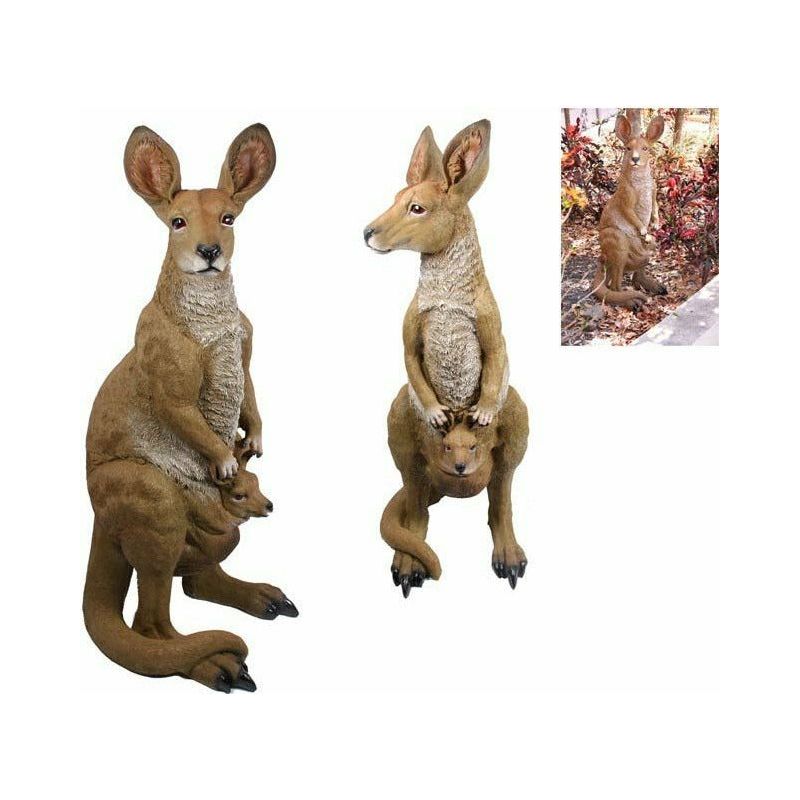 92cm Realistic Standing Garden Kangaroo - Dollars and Sense