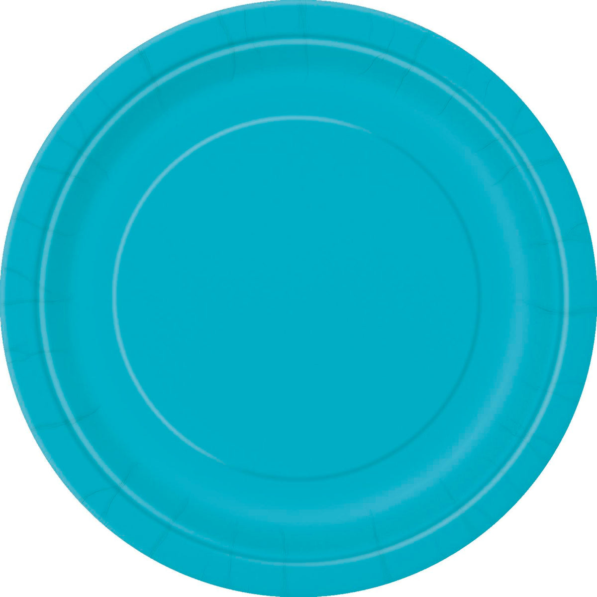 Paper Plates - Caribbean Teal - Dollars and Sense