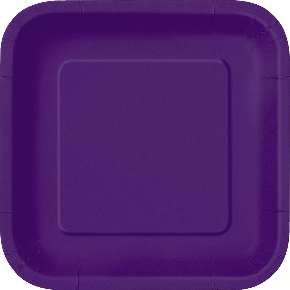 Paper Plates Square - Deep Purple - Dollars and Sense
