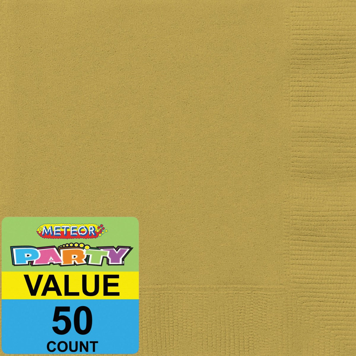 Lunch Napkins - Gold - Dollars and Sense