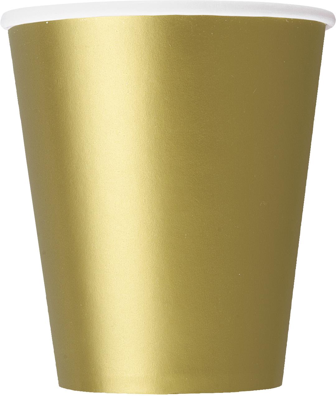 Paper Cups - Gold - Dollars and Sense