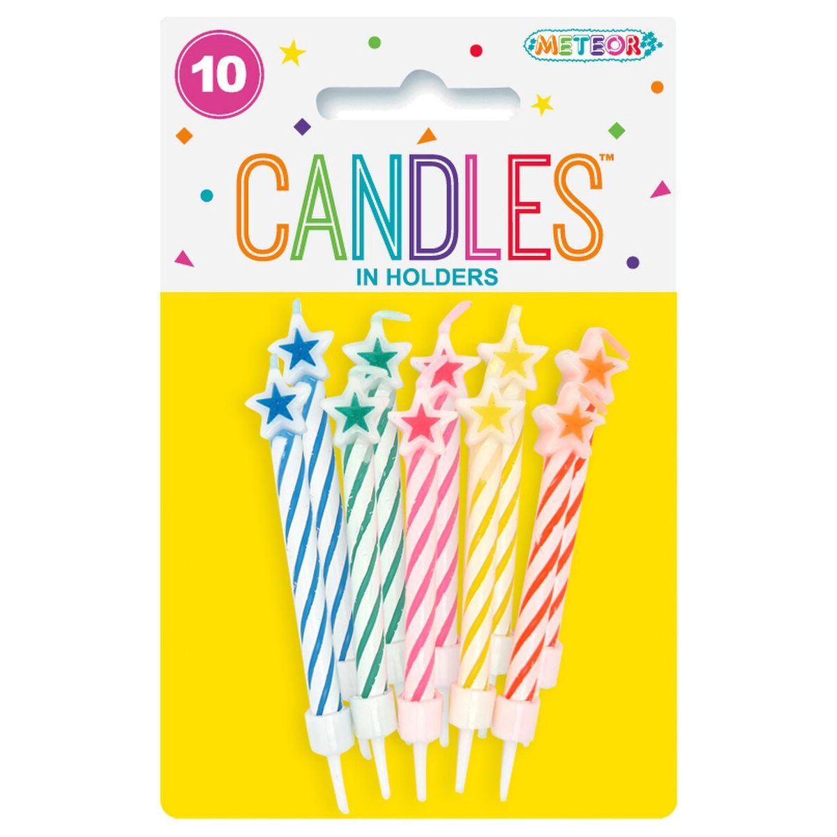 Birthday Candles - Star Shaped - Dollars and Sense