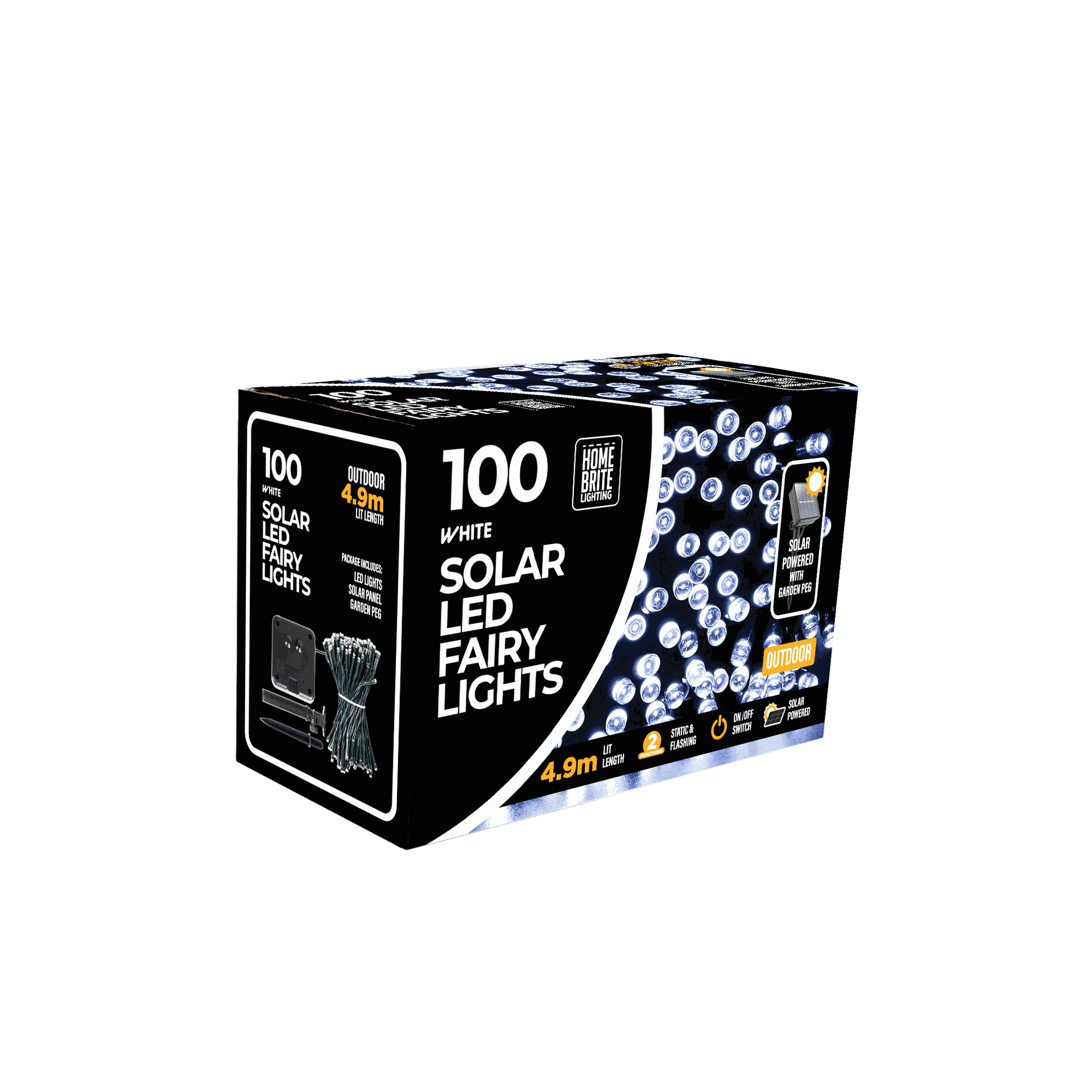 Solar Light 100Pc White