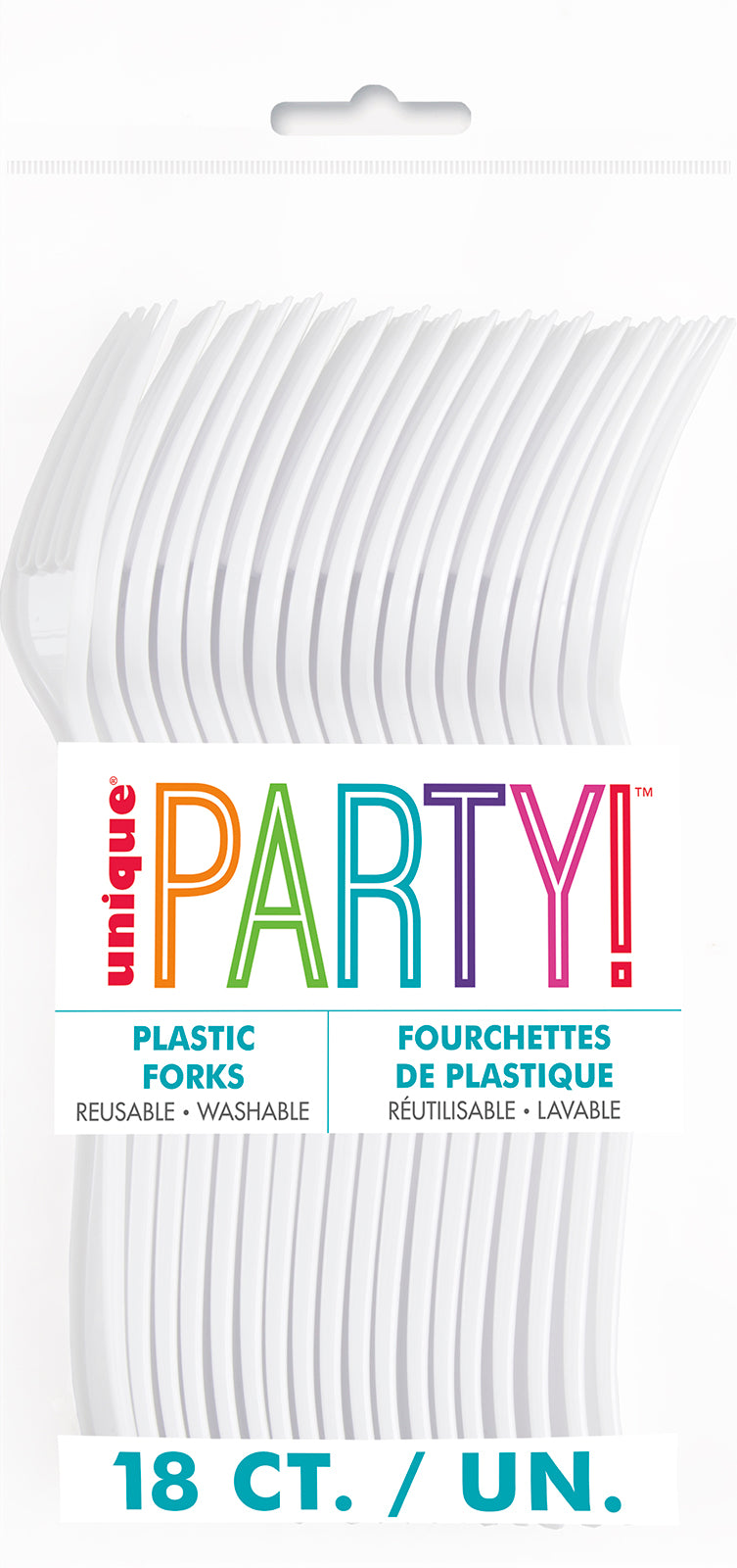 Reusable Forks - White - Dollars and Sense