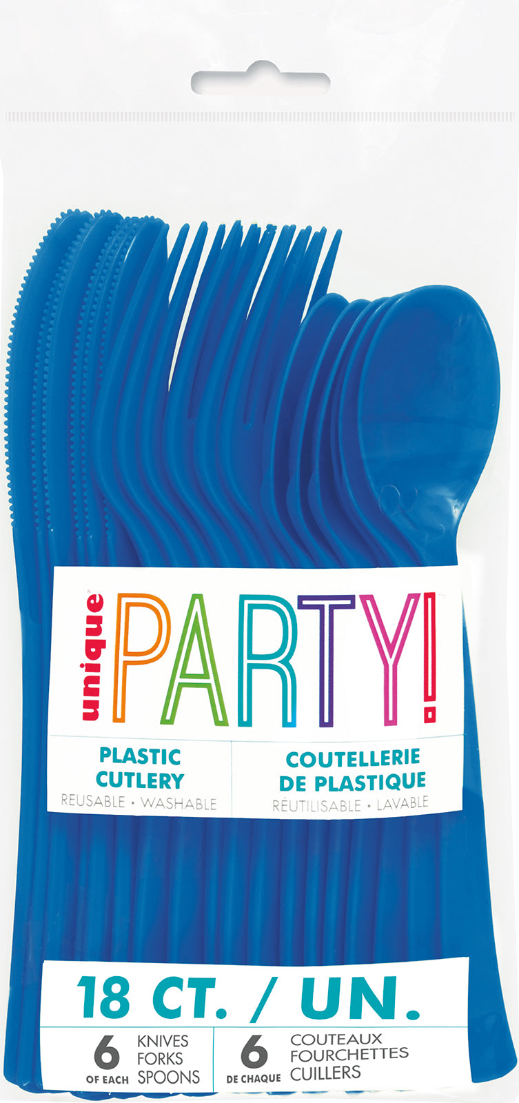 Reusable Assorted Cutlery - Royal Blue - Dollars and Sense