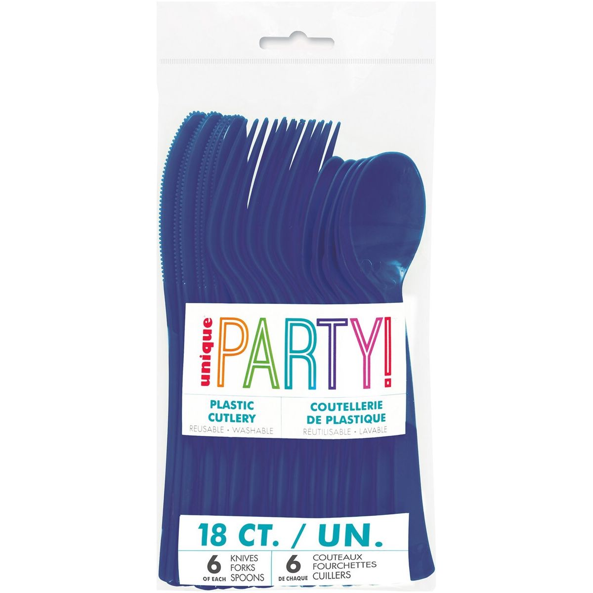Reusable Assorted Cutlery - True Navy Blue - Dollars and Sense