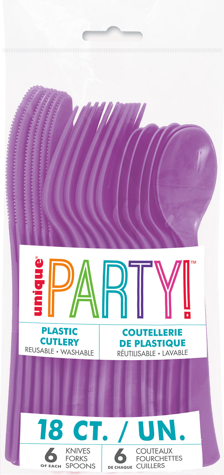Reusable Assorted Cutlery - Pretty Purple - Dollars and Sense