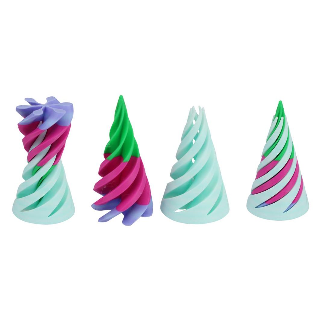 8cm 3D Printed Cone Fidget Toy SKU 3DCONE - Dollars and Sense