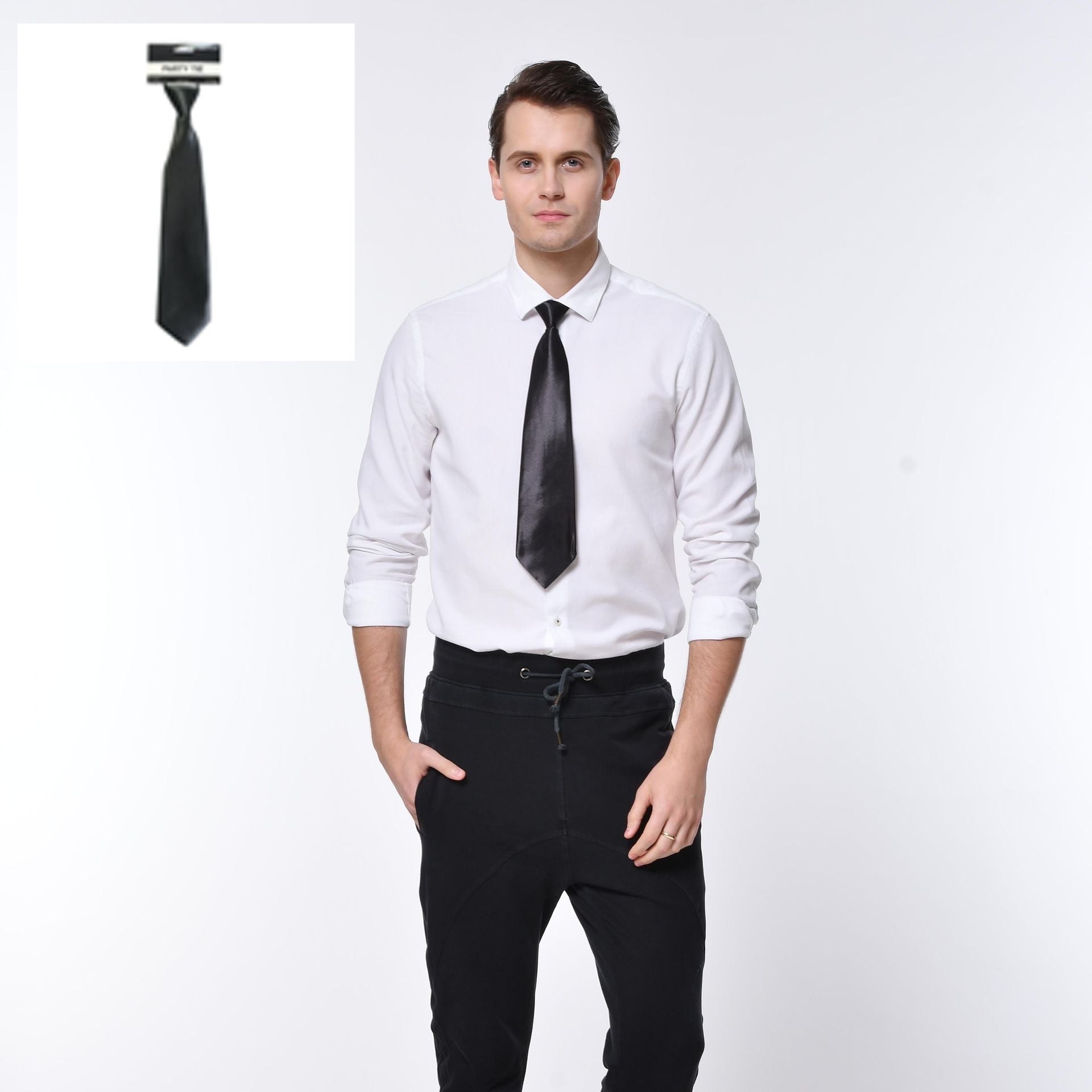PARTY TIE-BLACK