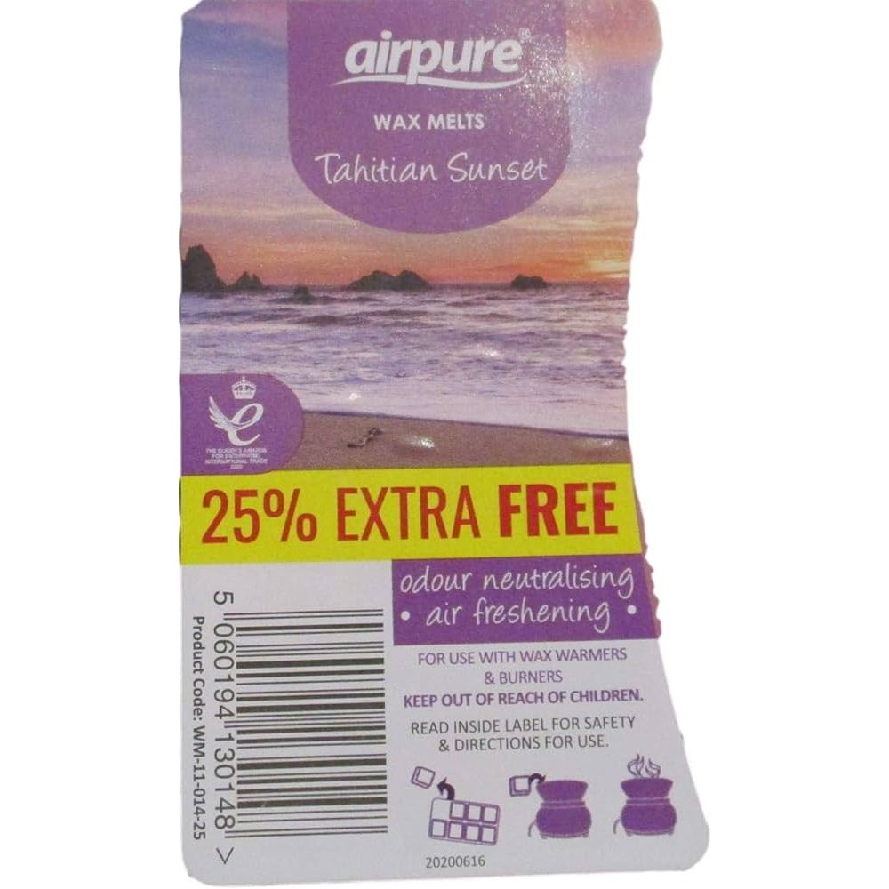 Airpure Wax Melts - Tahitian Sunset - Dollars and Sense