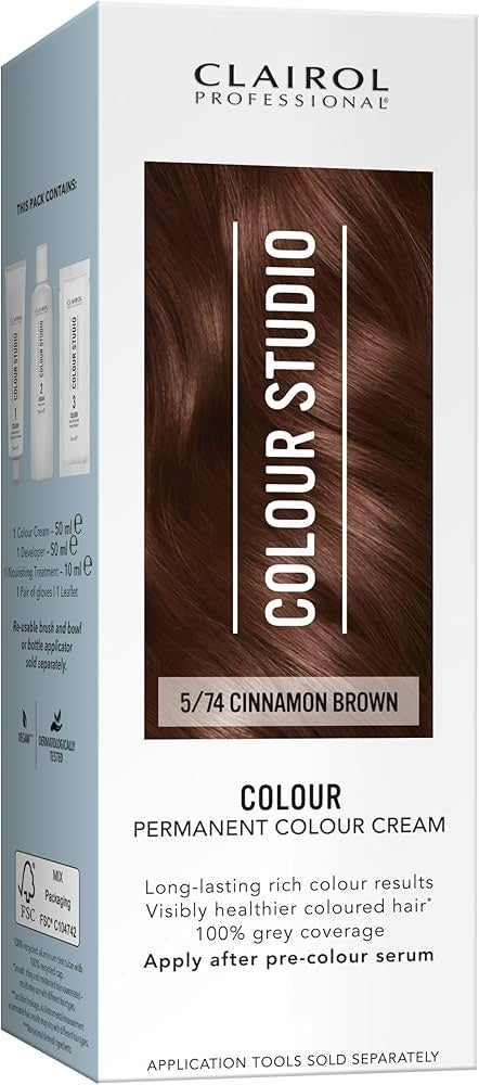 Clairol Professional Permanent Hair Cream Colour Studio 8/0 Butterscotch Blonde