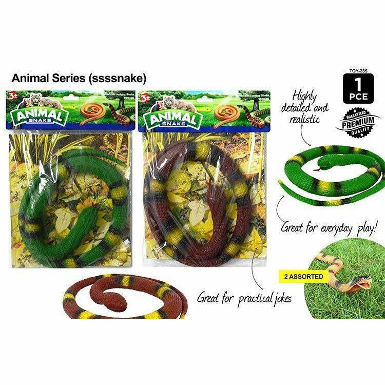 1pce Scary Plastic Snake 100CM - Dollars and Sense