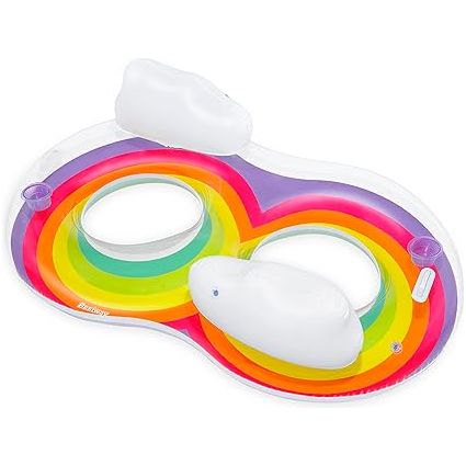 Bestway - Rainbow Dreams Double Swim Tube - Dollars and Sense